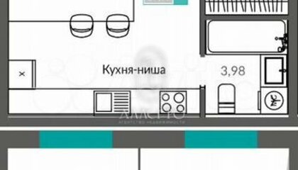 1-к квартира, 66,6 м², 1/12 эт.