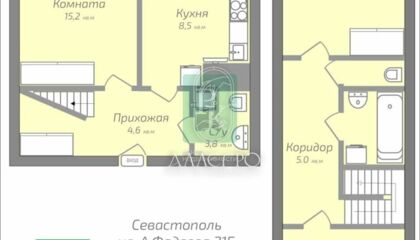 3-к квартира, 79,5 м², 3/8 эт.