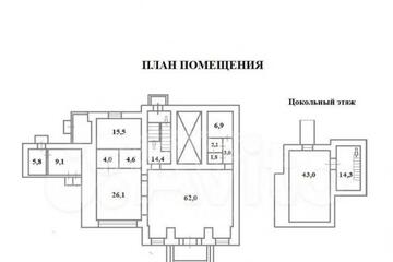 Торговая площадь, 198 м², 1/3 эт.
