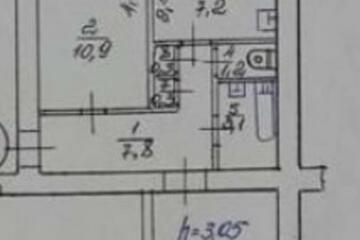 2-к квартира, 48,8 м², 3/3 эт.
