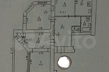 3-к квартира, 61 м², 3/3 эт.